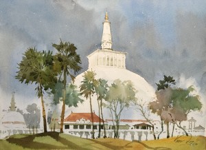 White Stupa - Sri Lanka